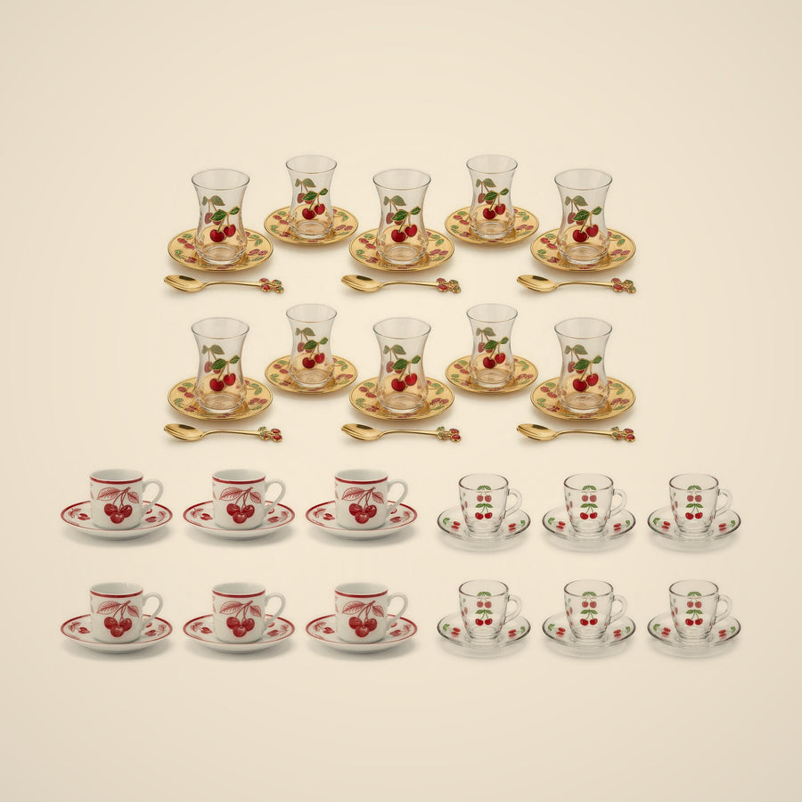 Lanora Cherry Full Table Bundle