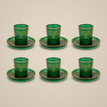 Lanora Emerald Gold Mirra Cup Set
