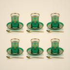 Emerald Gold Tea Set — included in this bundle