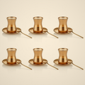 Lanora Amber Titanium Tea Set