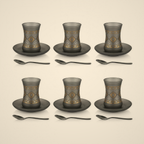 Smoke Heritage Tea Set — 18 Piece — included in this bundle