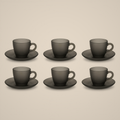 Lanora Smoke Matte Mirra Cup Set