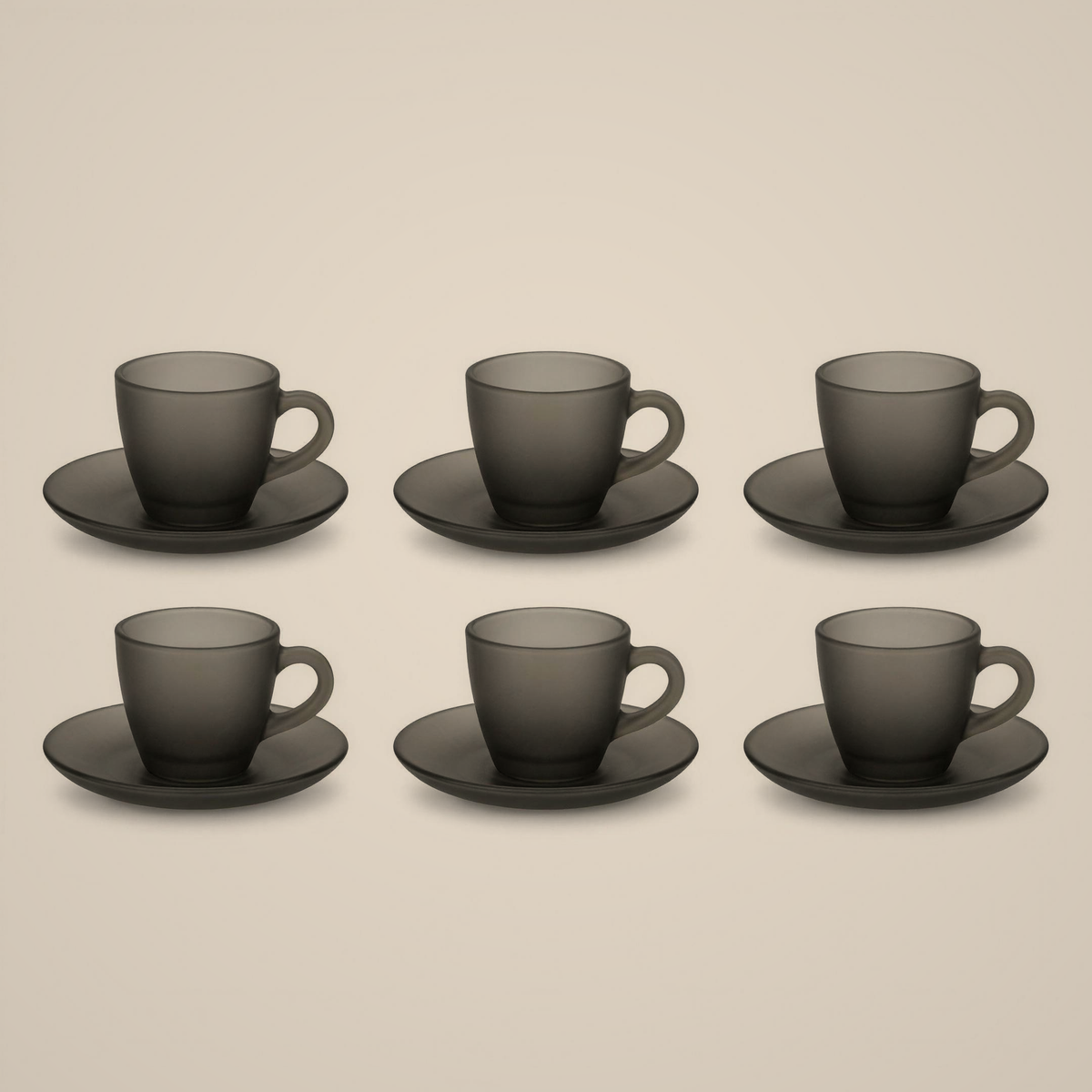 Lanora Smoke Matte Mirra Cup Set