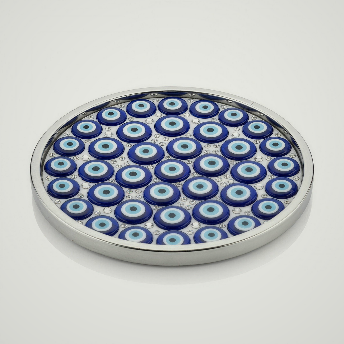 Lanora Evil-Eye Tray Set with Crystal Detail