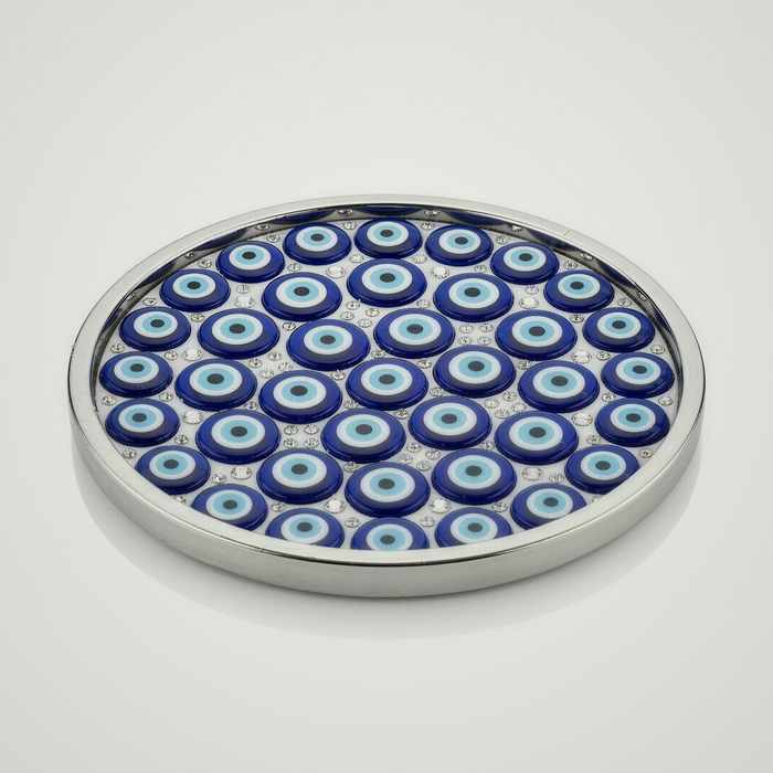 Lanora Evil-Eye Tray Set with Crystal Detail