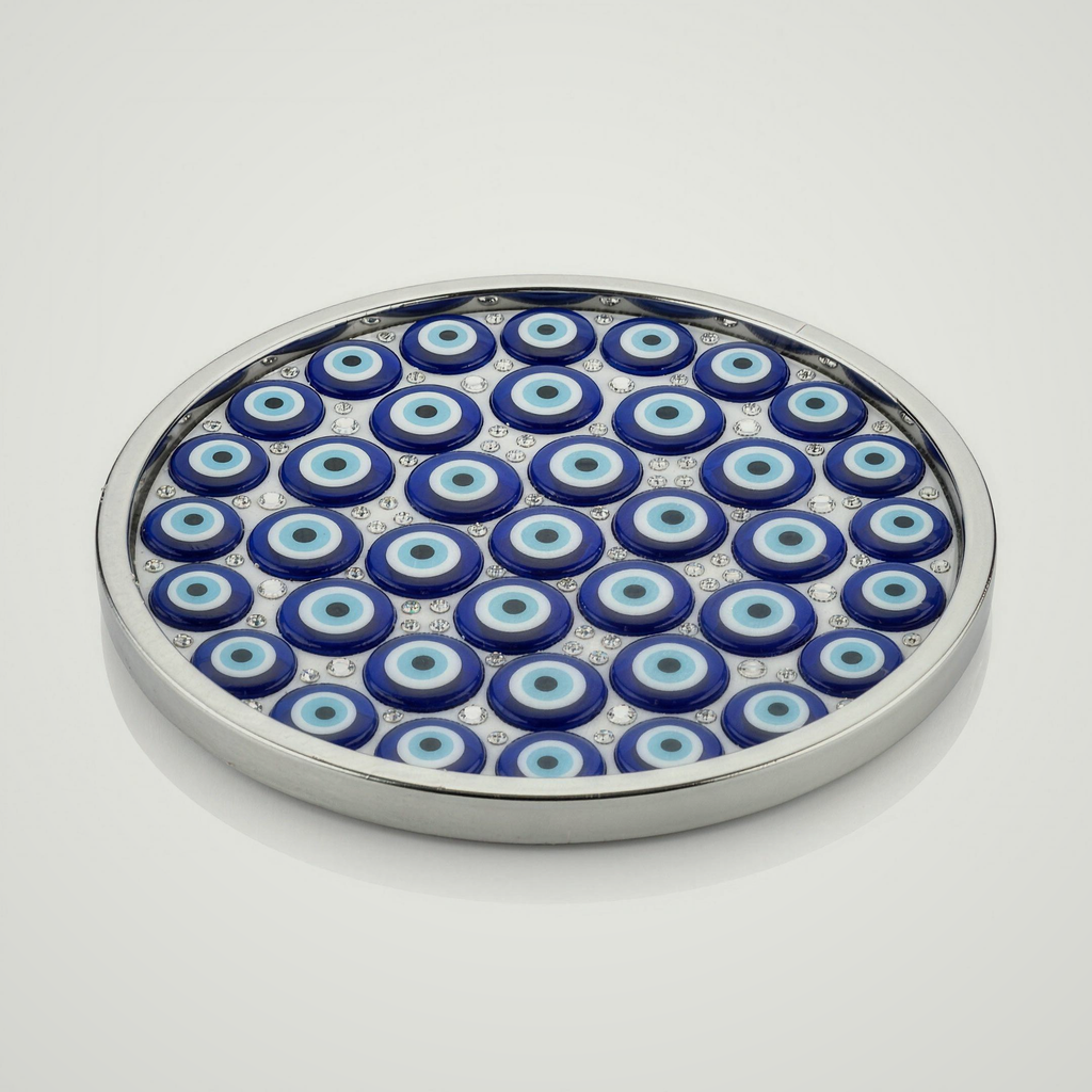 Evil-Eye Tray Set with Crystal Detail — included in this bundle