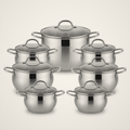 Lanora Belle Stainless Steel Cookware Set — 8 Piece