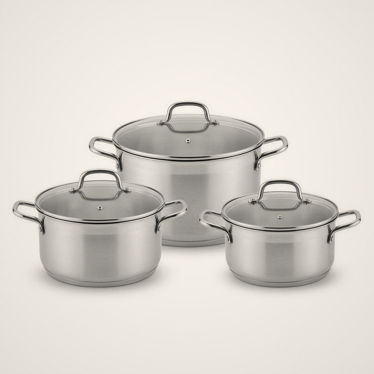 Lanora Atelier Stainless Steel Cookware Set — 6 Piece