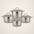 Lanora Atelier Stainless Steel Cookware Set — 8 Piece