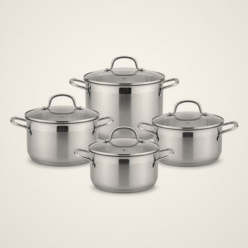 Lanora Atelier Stainless Steel Cookware Set — 8 Piece