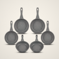 Lanora Solo Granite Egg Pan Set — 6 Piece