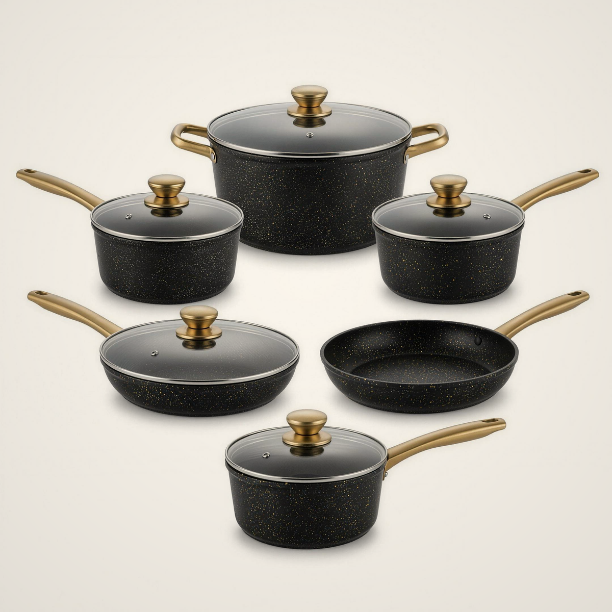 Lanora Rondure Granite Cookware Set — 6 Piece