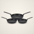 Lanora Forge Cast Granite Fry Pan Set — 3 Piece