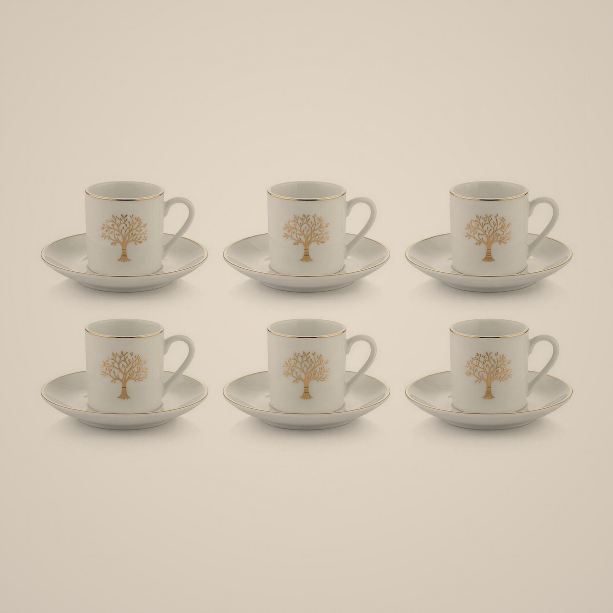 Lanora Tree of Life Porcelain Cup Set