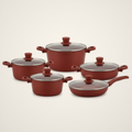 Lanora Heritage Granite Cookware Set — 10 Piece