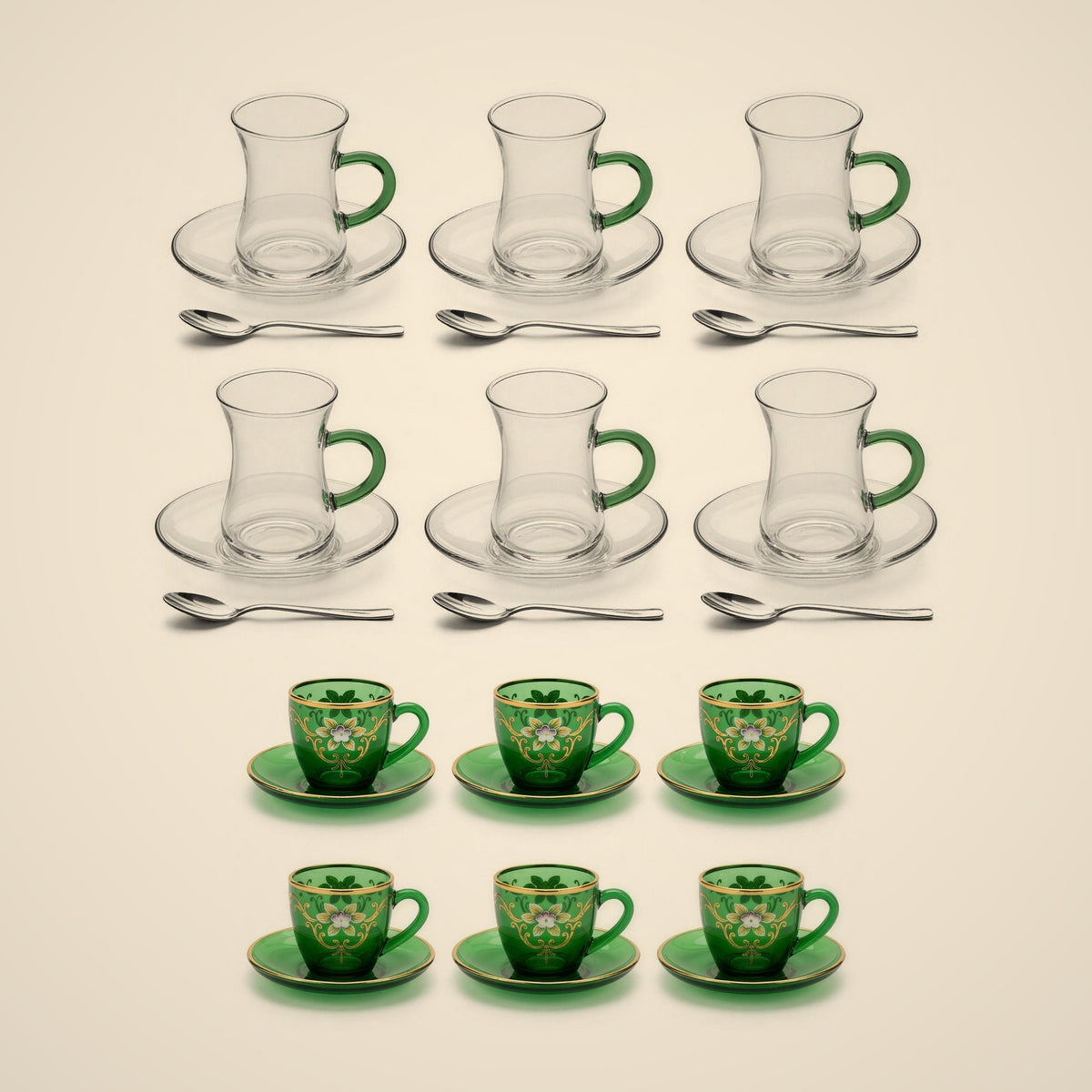 Ember Tea & Mirra Bundle — tea set and mirra cups together