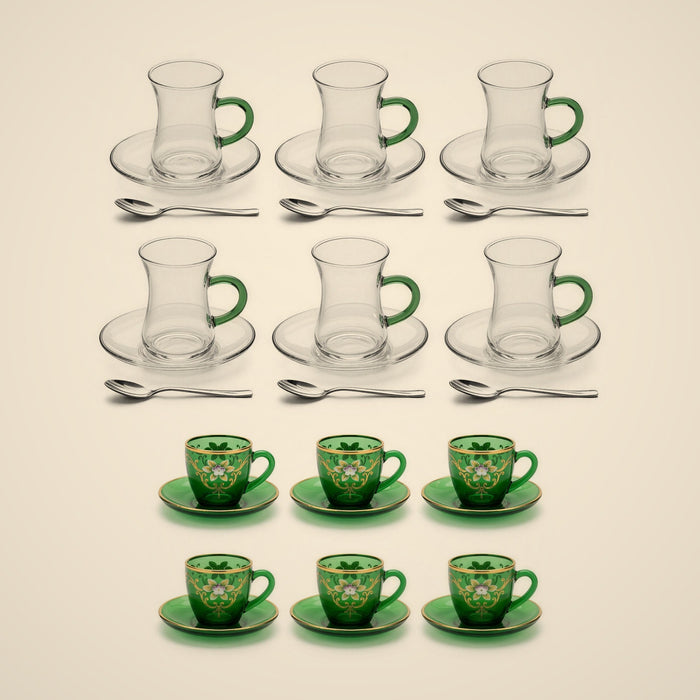Ember Tea & Mirra Bundle — tea set and mirra cups together