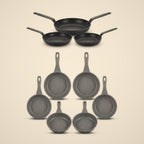 Every Frying Size Bundle — Forge fry pan set and Solo egg pan set together